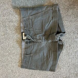 Abercrombie & Fitch Women's Charcoal Cargo Shorts